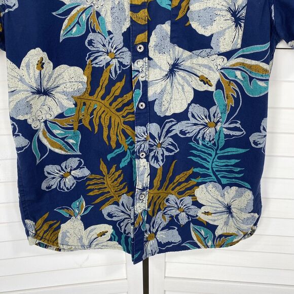 Cactus Man Ricky Singh Blue Hawaiian Shirt Short Sleeve Camp‎ Button Up Size S - Picture 3 of 10